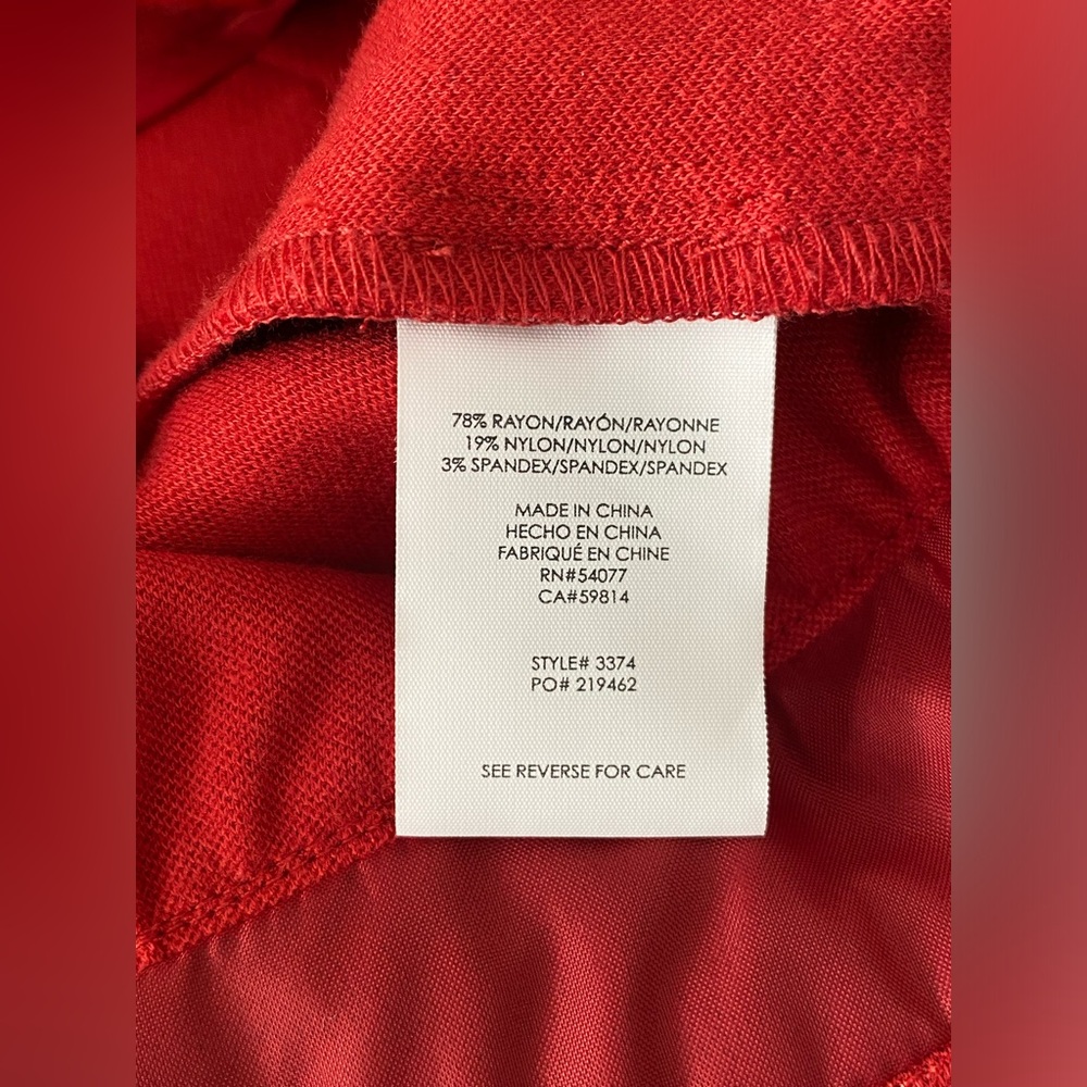 Cabi #3374 Little Red Jacket Pocket Buttons Blazer Size 6 - Picture 8 of 8